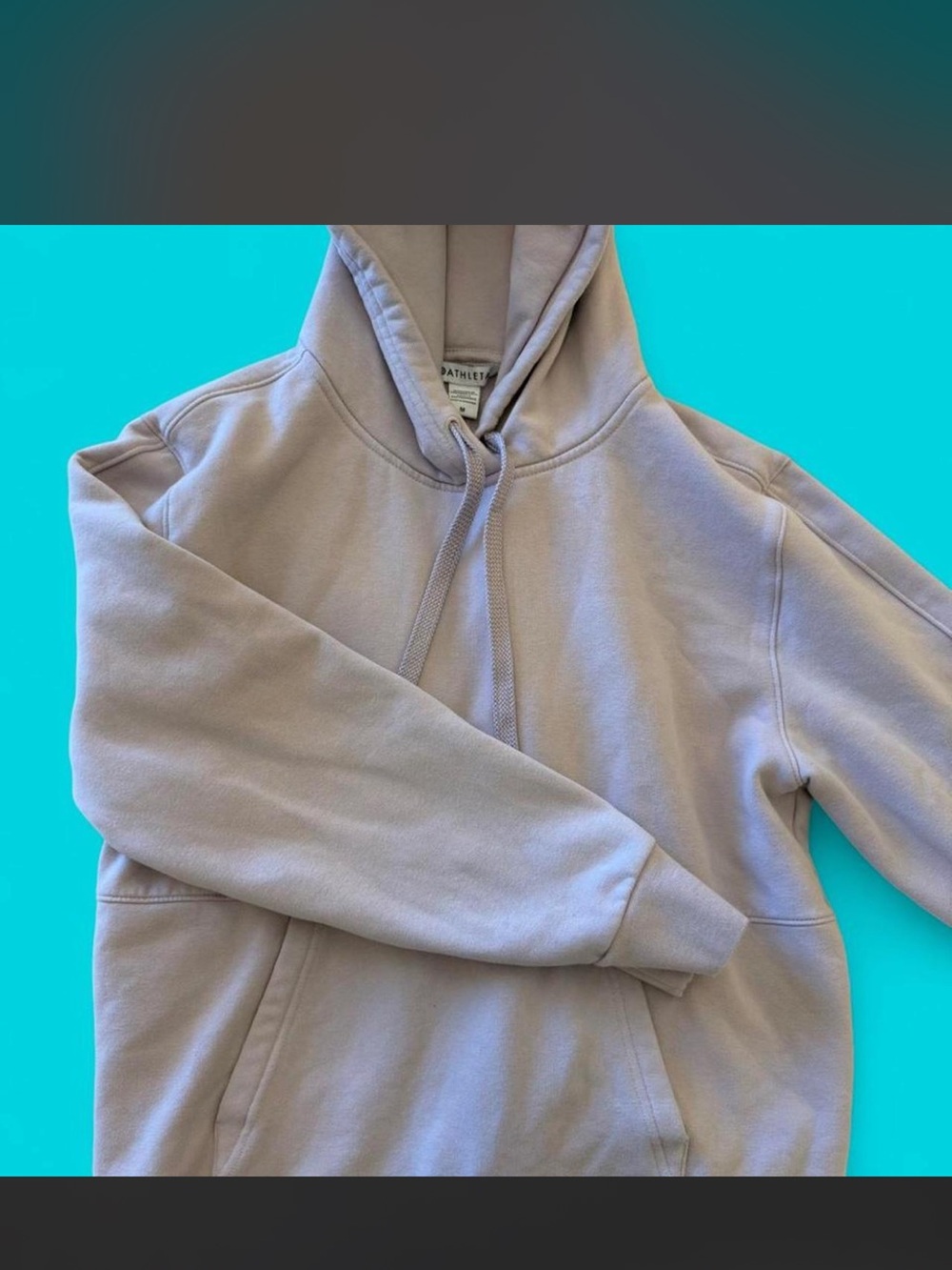 Athleta Cozy Hoodie in Soft Lavender Taupe